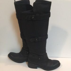 Calvin Klein Jeans Leather Black boots Size 7
